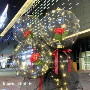 دسته گل با بالن