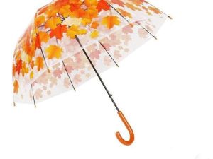 چتر طرح دار برگ