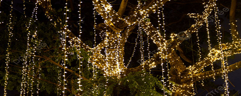 ریسه پرده ال ای دی